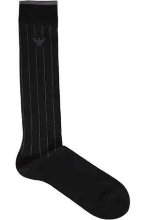 Emporio Armani Homme, Sous-vêtements, Noir, Taille: ONE Size Sous-vêtements à Rayures en Mélange de Coton