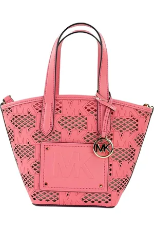 Michael Kors Femme, Sacs, Rose, Taille: ONE Size Sac cabas et messager 2-en-1 Kimber Small Tea Rose en similicuir vegan