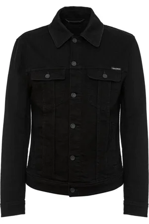Dolce & Gabbana Homme, Vestes, Noir, Taille: M Veste en Jean Classique