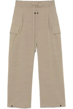 FEAR OF GOD Homme, Pantalons, Brun, Taille: S Shorts Beige à Cordon de Serrage à la Taille Élastique