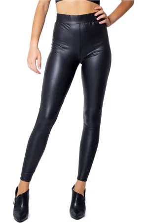 ONLY Femme, Pantalons, Noir, Taille: 42 FR Leggings Taille Haute Extensible
