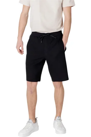 Armani Exchange Homme, Shorts, Noir, Taille: 2XL Shorts noirs à lacets avec poches