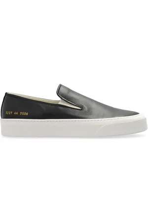 COMMON PROJECTS Homme, Chaussures, Noir, Taille: 44 EU Chaussures en Cuir Slip-On Noir/Blanc