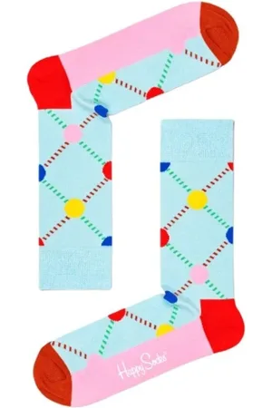 Happy Socks Femme, Sous-vêtements, Multicolore, Taille: S Culotte en coton à pois multicolores