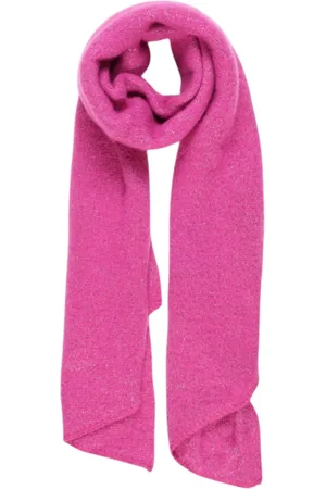 Pieces® Femme, Accessoires, Rose, Taille: ONE Size Écharpe Tricotée Fuchsia Pailletée