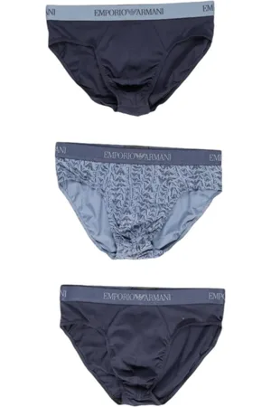 Emporio Armani Homme, Sous-vêtements, Bleu, Taille: S Sous-vêtements imprimés élégants pour hommes