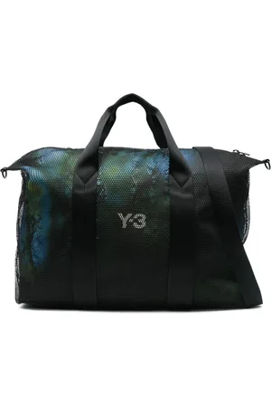 Y-3 Homme, Sacs, Noir, Taille: ONE Size Sac de Voyage Noir avec Deux Poignées