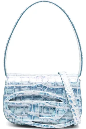 Diesel Femme, Sacs, Bleu, Taille: ONE Size Sac bleu ciel à rabat