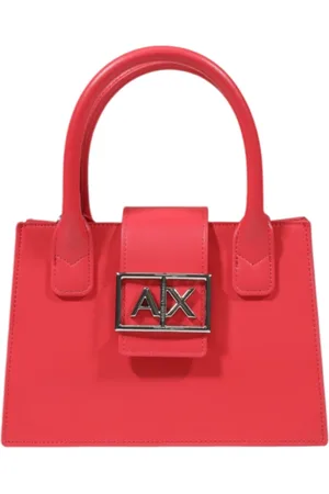 Armani Exchange Femme, Sacs, Rouge, Taille: ONE Size Sac à Main Chic Corail avec Bandoulière