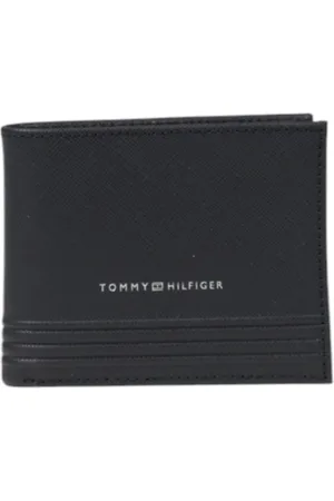 Tommy Hilfiger Homme, Accessoires, Noir, Taille: ONE Size Portefeuille en Cuir Classique avec Poches