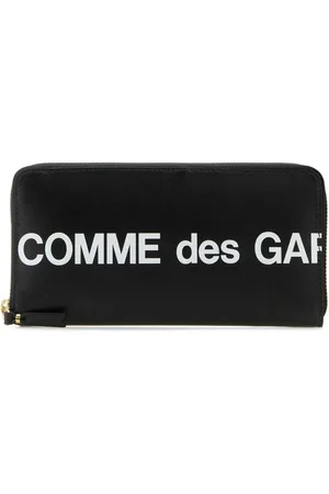 Comme des Garçons Homme, Accessoires, Noir, Taille: ONE Size Portefeuille Classique en Cuir Noir