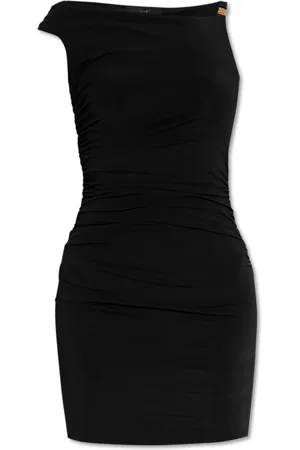 AMIRI Femme, Robes, Noir, Taille: 36 FR Robe avec drapé latéral
