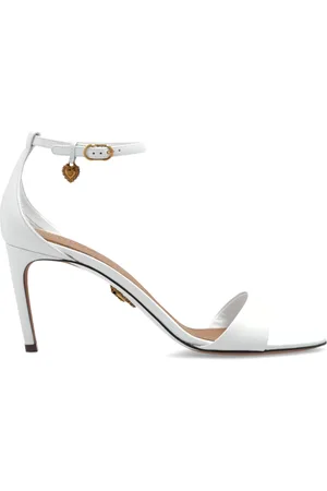 Dolce & Gabbana Femme, Chaussures, Blanc, Taille: 41 EU Sandales à talons