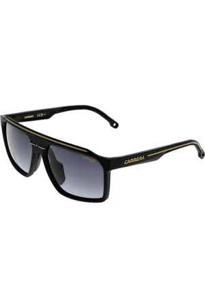 Carrera Homme, Accessoires, Noir, Taille: ONE Size Lunettes de Soleil Sportives Noires avec Protection UV