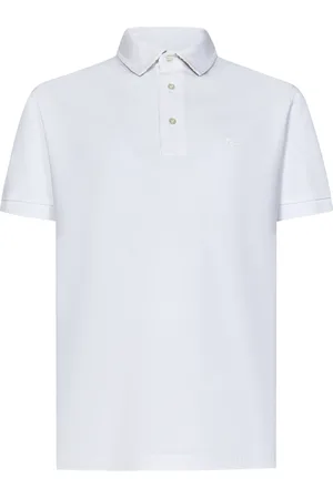 Etro Homme, Tops, Blanc, Taille: S Polo Blanc Style Élégant