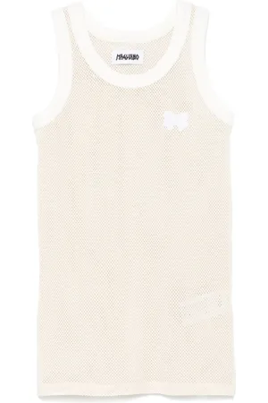 MAGLIANO Homme, Tops, , Taille: M Mesh Crew Neck Sleeveless T-shirt
