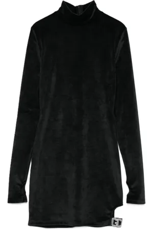 GCDS Femme, Robes, Noir, Taille: 34 FR Collection de vêtements en polyester élégants