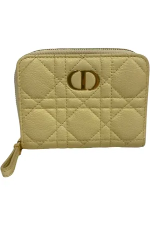 Dior Femme, Pre-owned, Jaune, Taille: ONE Size Pre-owned Cuir petite-maroquinerie