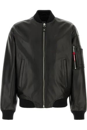 Dsquared2 Homme, Vestes, Noir, Taille: L Bombers en Cuir