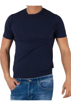Daniele Fiesoli Homme, Tops, Bleu, Taille: M T-Chemises