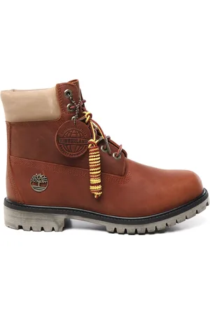 Timberland Homme, Chaussures, Brun, Taille: 40 EU Bottes Imperméables en Cuir Marron