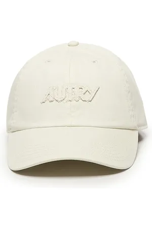 Autry Homme, Accessoires, , Taille: ONE Size Coton Visière Courbée Chapeau Clair