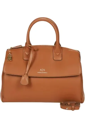 Armani Exchange Femme, Sacs, Brun, Taille: ONE Size Sac Tote Élégant Femme