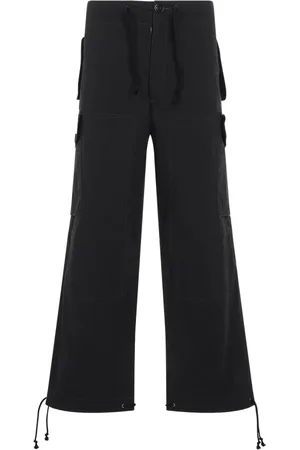 Maison Margiela Homme, Pantalons, Noir, Taille: M Pantalon noir élégant pour homme