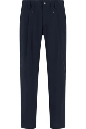 HERNO Homme, Pantalons, Bleu, Taille: XL Pantalon Bleu Taille Élastique