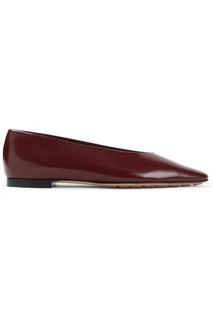 Bottega Veneta Femme, Chaussures, Rouge, Taille: 37 EU Ballerines Rouges Style Élégant Confortable