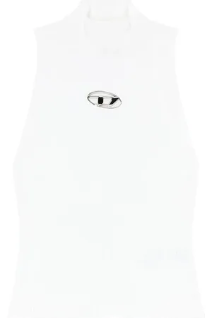Diesel Femme, Tops, Blanc, Taille: 36 FR Jeans en Denim Élégants pour Hommes