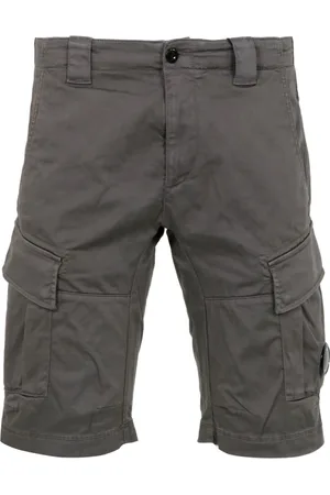 C.P. Company Homme, Shorts, Gris, Taille: 2XL Shorts Cargo Stretch avec Lentille Iconique