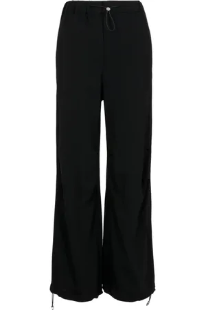 ERIKA CAVALLINI Femme, Pantalons, Noir, Taille: 40 FR Pantalon Cargo Noir avec Taille Ajustable