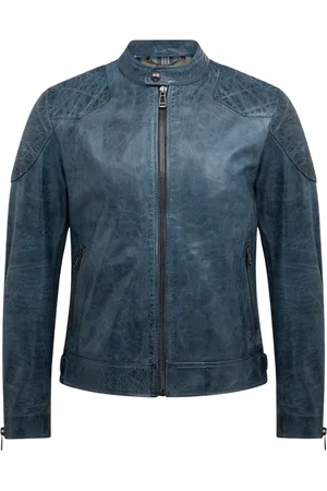 Belstaff Homme, Vestes, Bleu, Taille: M Vestes cirées à la main avec doublure hydrofuge