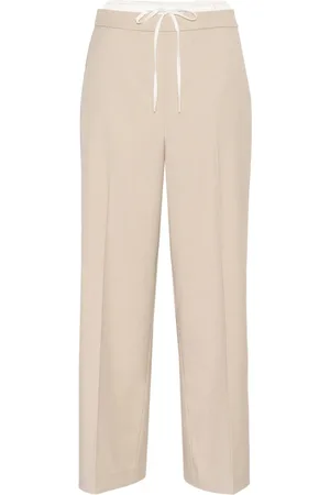 Kaffe Femme, Pantalons, , Taille: 40 FR Gris Plume Melange Pantalon Large