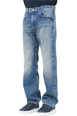 Tommy Hilfiger Homme, Jeans, Bleu, Taille: W36 Jeans Décontractés en Denim avec Détails Effacés