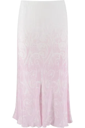 ERMANNO SCERVINO Femme, Robes, Rose, Taille: 38 FR Jupe en Tissu Logo Silhouette Féminine