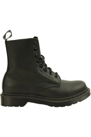 Dr. Martens Femme, Chaussures, Noir, Taille: 36 EU 1460 Pascal Mono Virginia Bottines en Cuir