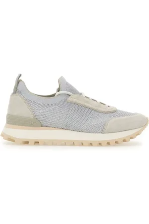 ELEVENTY Homme, Chaussures, Gris, Taille: 42 EU Baskets Tricot et Daim Gris