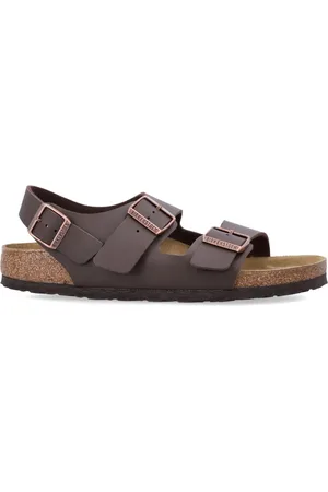 Birkenstock Homme, Chaussures, Brun, Taille: 42 EU Sandales Milano avec Bretelles Réglables