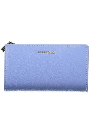 Coccinelle Femme, Accessoires, Bleu, Taille: ONE Size Portefeuille en Cuir Élégant avec Plusieurs Compartiments