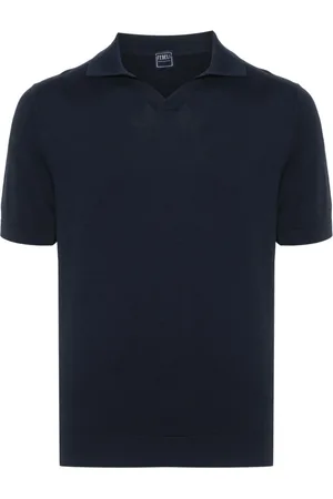 FEDELI Homme, Tops, Bleu, Taille: XL Polo Chemises