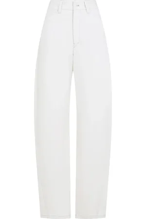 LEMAIRE Femme, Pantalons, Blanc, Taille: 38 FR Pantalon Blanc pour Femme