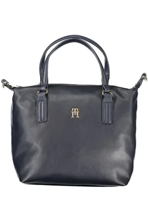 Tommy Hilfiger Femme, Sacs, Bleu, Taille: ONE Size Sac à main en polyester bleu avec bandoulière réglable