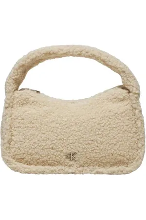 Calvin Klein Femme, Sacs, , Taille: ONE Size Sherpa Mini Zip Sac à Main Écologique