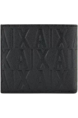 Armani Exchange Homme, Accessoires, Noir, Taille: ONE Size Portefeuille Élégant