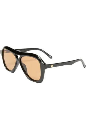 Le Specs Unisex, Accessoires, Noir, Taille: M Lunettes de soleil Aviator Drizzle en Noir