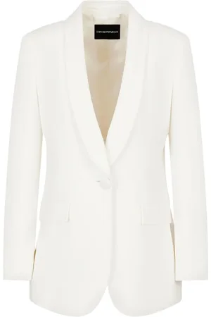 Emporio Armani Femme, Vestes, Blanc, Taille: 42 FR Vestes