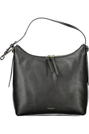 Coccinelle Femme, Sacs, Noir, Taille: ONE Size Sac à Main en Cuir Chic avec Bandoulière Réglable
