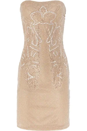 GENNY Femme, Robes, , Taille: 38 FR Élégante Robe Nude pour Femmes